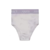 Aries Tie-Dye Rib Highwaisted Briefs Purple