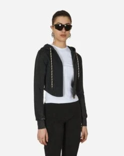 Aries Acid Wash Lorica Zip Hoodie Black