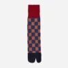 Tabi Checker Quarter Crew Socks Navy -Capo Perfetto Negozio BrainDead Clothing Socks TabiCheckerQuarterCrewSockBlue A16003801NYNAVY 20240229093727 01