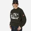 Washed Dimensions Crewneck Sweatshirt Black