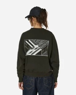 Washed Dimensions Crewneck Sweatshirt Black -Capo Perfetto Negozio CavEmpt Clothing Crewneck WashedDimensionsCrewNeckBlack CES25CS08BLK 20240321124253 C 03