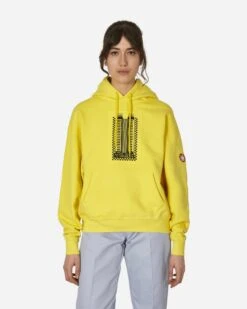 Overdye Reprocess Heavy Hooded Sweatshirt Yellow