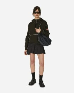 Wide Rib Cut Heavy Hooded Sweatshirt Black -Capo Perfetto Negozio CavEmpt Clothing Hoodies WideRibCutHeavyHoodyBlack CES25CS16BLK 20240321135306 C 04 T