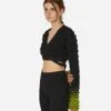 Spiky Ballet Top Black / Green -Capo Perfetto Negozio ChetLo Clothing Cardigans WmnsSpikyBalletTopBlack FW23CL111 20230911180628 01
