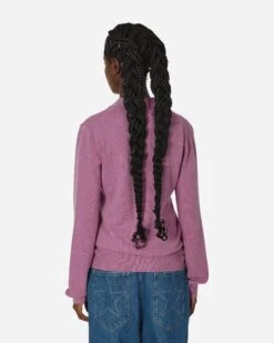 Lambswool V Neck Cardigan Purple -Capo Perfetto Negozio CommeDesGar C3 A7onsPlay Clothing Cardigans Men 27sCardiganKnitPurple P1N0924 20231206121148 C 03