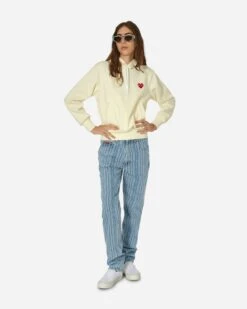 Small Heart Hooded Sweatshirt Beige -Capo Perfetto Negozio CommeDesGar C3 A7onsPlay Clothing Hoodies SmalllHeartHoodieBeige P1T1732 20230911171227 04 T