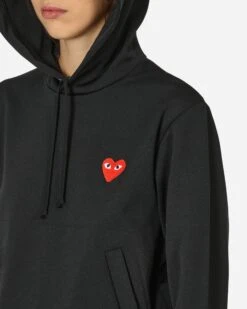 Small Heart Hooded Sweatshirt Black -Capo Perfetto Negozio CommeDesGar C3 A7onsPlay Clothing Hoodies SmalllHeartHoodieBlack P1T1731 20230913074835 05