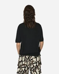 Red Heart Polo Sweater Black -Capo Perfetto Negozio CommeDesGar C3 A7onsPlay Clothing Sweaters Polo neckShortSleeveKnitBlack P1N0941 20240510110108 C 03