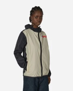 K-Way Zip Jacket Beige / Black