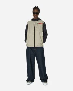 K-Way Zip Jacket Beige / Black 10 K-Way Zip Jacket Beige / Black -Capo Perfetto Negozio CommeDesGar C3 A7onsPlay Clothing Windbreakers K wayJacketBeige P1J5053 20240515120737 C 04 T