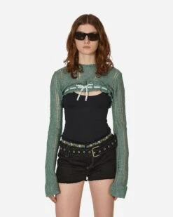 Annalisa Bolero Knit Green