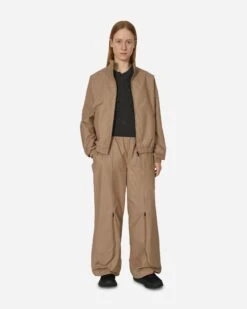 Organic Cotton Zip Cargo Pants Khaki -Capo Perfetto Negozio DistrictVision Clothing Cargo DwrCargoPantsGreen DVW0019KHAKI 20240216113023 04 T