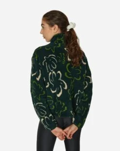 Cropped Pile Fleece Jacket Bloom -Capo Perfetto Negozio DistrictVision Clothing Fleece WmnsCroppedPileFleeceJacketMulticolor DVW0003C1 20231002101720 03
