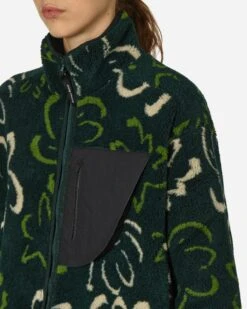 Cropped Pile Fleece Jacket Bloom -Capo Perfetto Negozio DistrictVision Clothing Fleece WmnsCroppedPileFleeceJacketMulticolor DVW0003C1 20231002101740 05