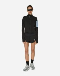 Full-Zip Grid Fleece Jacket Black -Capo Perfetto Negozio DistrictVision Clothing Fleece WmnsFullZipGridFleeceBlack FLZIPFLCB 20230929115933 04 T