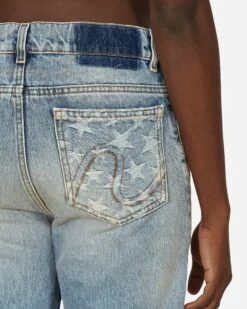 ERL Patchwork Stars Denim Pants Light Blue -Capo Perfetto Negozio ERL Clothing Denim PatchworkStarsDenimPantBlue ERL07P0051 20231031172209 C 05