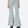 ERL Coca-Cola Jacquard Denim Flare Pants Grey -Capo Perfetto Negozio ERL Clothing Flare Coca colaJacquardDenimFlarePantsGrey ERL08P0141 20240322161051 C 01