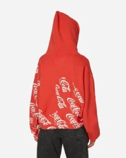 ERL Coca-Cola Swirl Hooded Sweatshirt Red -Capo Perfetto Negozio ERL Clothing Hoodies Coca colaSwirlHoodieKnitRed ERL08T0241 20240315152237 C 03