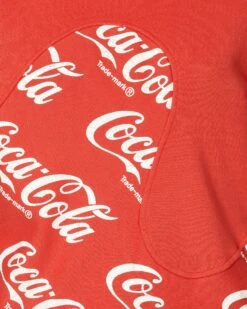 ERL Coca-Cola Swirl Hooded Sweatshirt Red -Capo Perfetto Negozio ERL Clothing Hoodies Coca colaSwirlHoodieKnitRed ERL08T0241 20240315153259 C 05