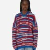 ERL Oversized Hooded Sweater Red / Blue -Capo Perfetto Negozio ERL Clothing Sweaters OversizedHoodedKnitwearBlue ERL07N0151 20231031173030 C 01