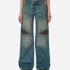 Low Rise Wide Leg Denim Pants Used Indigo Wash -Capo Perfetto Negozio GuessUSA Clothing Trousers GusaLowriseWideLegDenimMulticolor W4GU32D4RV1GUUI 20240322112755 01