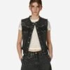 Western Denim Vest Used Black Wash -Capo Perfetto Negozio GuessUSA Clothing Vests GusaWesternDenimVestBlack W4GU37D5AK0GUUB 20240315113208 01