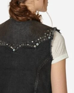 Western Denim Vest Used Black Wash 11 Western Denim Vest Used Black Wash -Capo Perfetto Negozio GuessUSA Clothing Vests GusaWesternDenimVestBlack W4GU37D5AK0GUUB 20240315114221 05