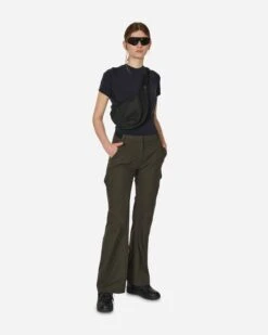 Rubber Leather Belt Pocket Pants Khaki -Capo Perfetto Negozio HYEINSEO Clothing Casual WmnsPocketPantsWRubberLeatherBeltBeige SS24 PT6KH001 20240315113529 04 T