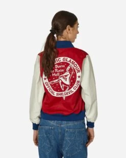 Born To Raise Hell Stadium Jacket Red 9 Born To Raise Hell Stadium Jacket Red -Capo Perfetto Negozio HystericGlamour Clothing BomberJackets WmnsBornToRaiseHellJacketRed 01233AB04RED 20231122120235 03