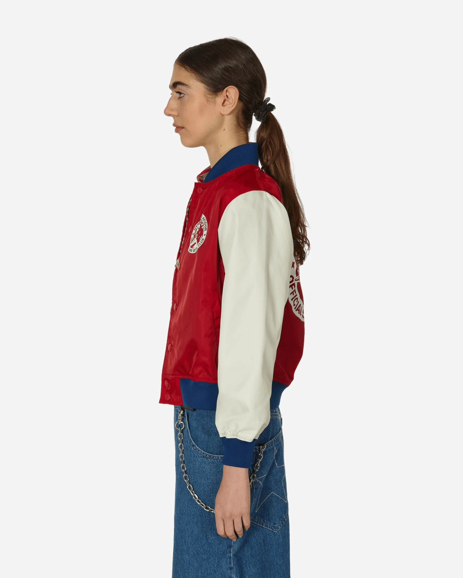 Born To Raise Hell Stadium Jacket Red 4 Born To Raise Hell Stadium Jacket Red - immagine 2