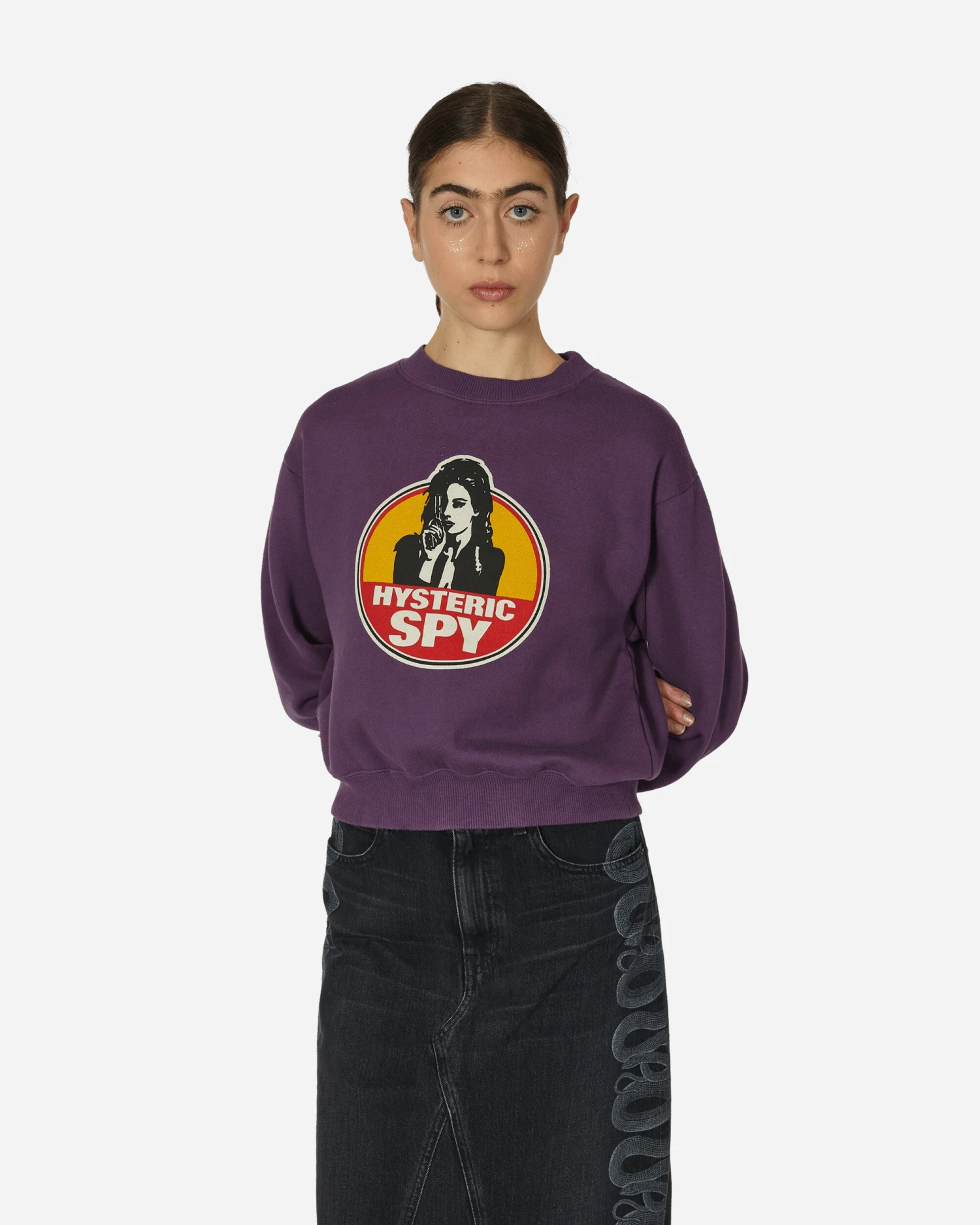 Hysteric Spy Sweatshirt Purple 3 Hysteric Spy Sweatshirt Purple