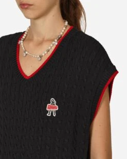 Vixen Girl Vest Black -Capo Perfetto Negozio HystericGlamour Clothing Gilets WmnsVixenGirlVestBlack 01233NV019BLACK 20230929105117 05