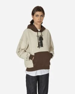 Stupid Humans Reverse Hoodie Brown
