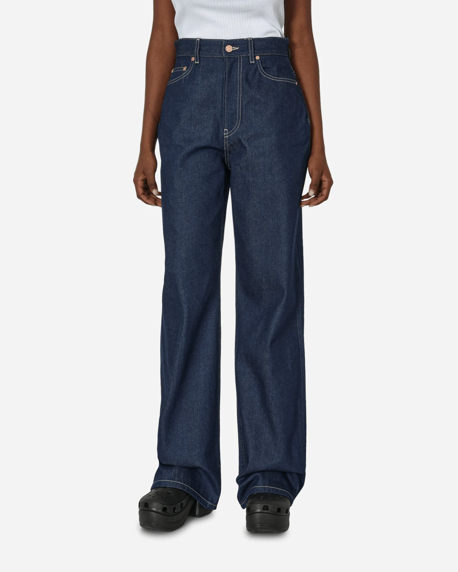 Jean Paul Gaultier Conical Denim Pants Indigo 3 Jean Paul Gaultier Conical Denim Pants Indigo