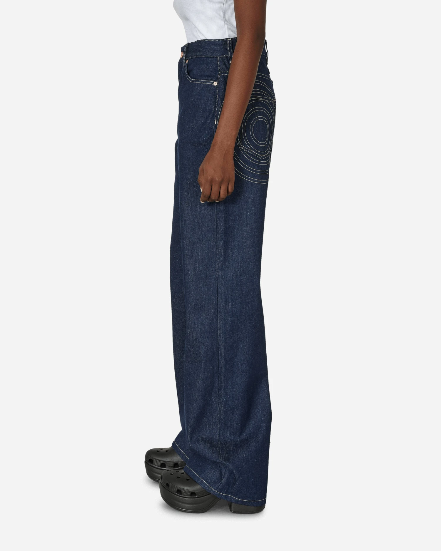 Jean Paul Gaultier Conical Denim Pants Indigo 4 Jean Paul Gaultier Conical Denim Pants Indigo - immagine 2
