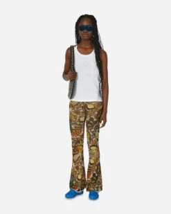 Jean Paul Gaultier Butterfly Pants Yellow -Capo Perfetto Negozio JeanPaulGaultier Clothing Flare WmnsMeshPantPrintedPapillonMulticolor F PA098 T5451090 20240403110720 04 T