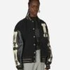 Wool I-FIVE Varsity Jacket Black 1 Wool I-FIVE Varsity Jacket Black -Capo Perfetto Negozio KAPITAL Clothing BomberJackets WoolI fiveVarsityJktBlack EK 13092 20240223122932 C 01