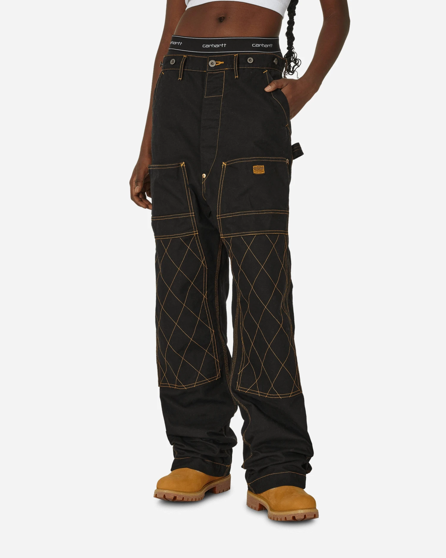 Light Canvas Lumber Pants Black 3 Light Canvas Lumber Pants Black