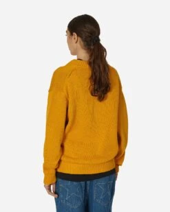 Travel Hand-Embroidered Sweater Golden Yellow -Capo Perfetto Negozio KENZOParis Clothing Cardigans KenzoTravelCardiganYellow FD65CA4083BF40 20231122143542 C 03