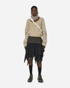 Striped Curl Jumper Pastel / Multi Stripe -Capo Perfetto Negozio KikoKostadinov Clothing Sweaters WmnsStripedCurlJumperPink KKWAW23KN05 55001 20230915093301 04 T