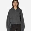 MM6 Maison Margiela Brushed Jersey Zip-Up Sweatshirt Grey -Capo Perfetto Negozio MM6MaisonMargiela Clothing Zip Ups WmnsFelpaConZipGrey S62HG0025855 20240322121215 01