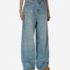 Extended Wide Leg Jeans Bleached Wash -Capo Perfetto Negozio MartineRose Clothing Denim ExtendedWideLegJeanBlue MRSS24 225BLEWAS 20240202101854 C 01