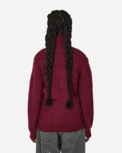 Zipped Mohair Cardigan Bordeaux 9 Zipped Mohair Cardigan Bordeaux -Capo Perfetto Negozio Needles Clothing Cardigans ZippedMohairCardiganRed NS283A 20231206113929 C 03