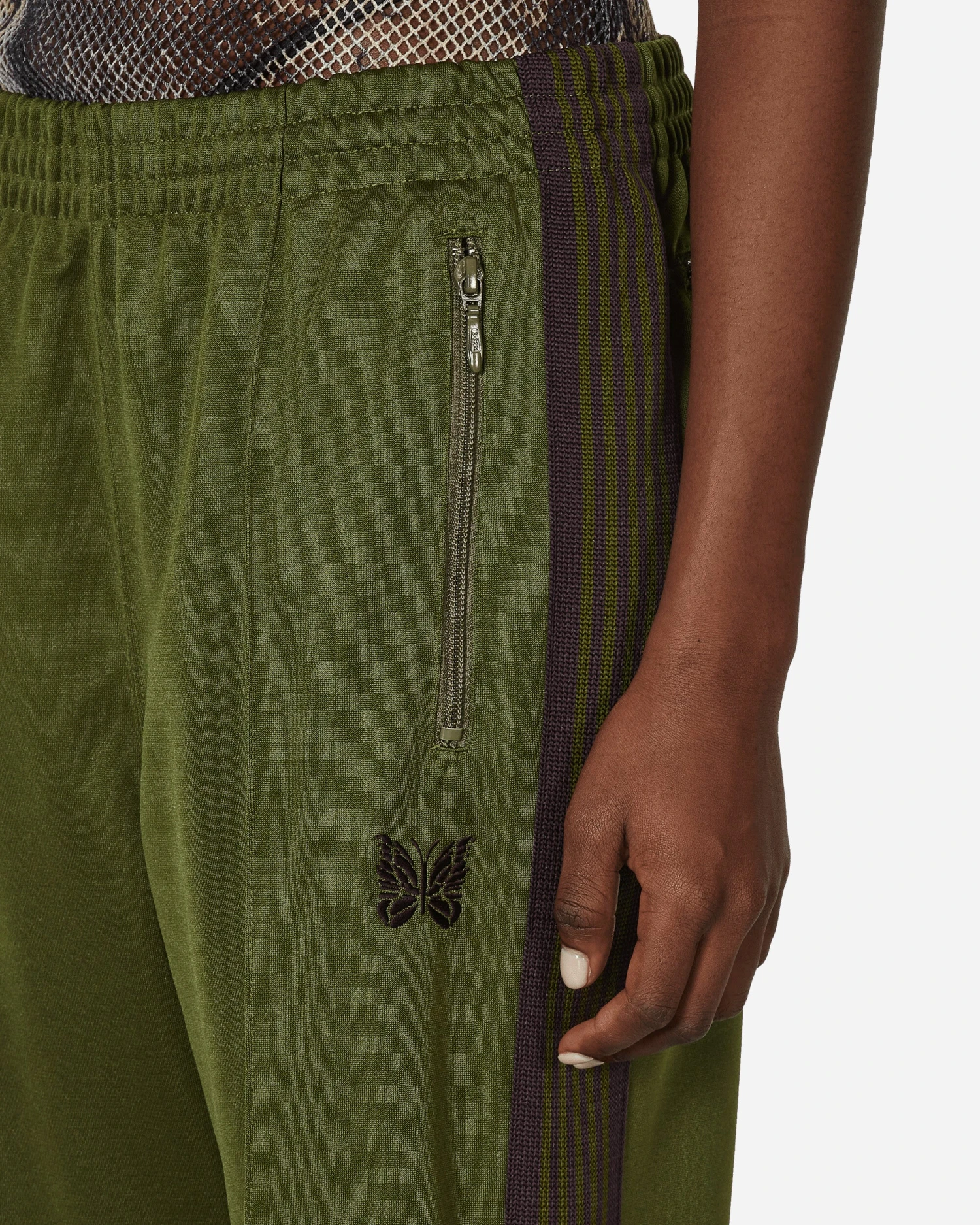 Poly Smooth Track Pants Olive 7 Poly Smooth Track Pants Olive - immagine 5