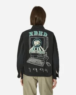 Savage Souvenir Jacket Black -Capo Perfetto Negozio Neighborhood Clothing Jackets SavageSouvenirJacketBlack 241YTNH JKM01BK 20240418125526 C 03