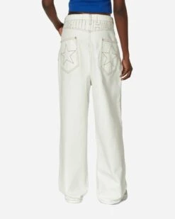 Canvas Baggy Jeans Cream -Capo Perfetto Negozio NiiHai Clothing Denim WmnsBaggyJeansInCanvasWhite TRS BDBJCRM 20240222141819 03