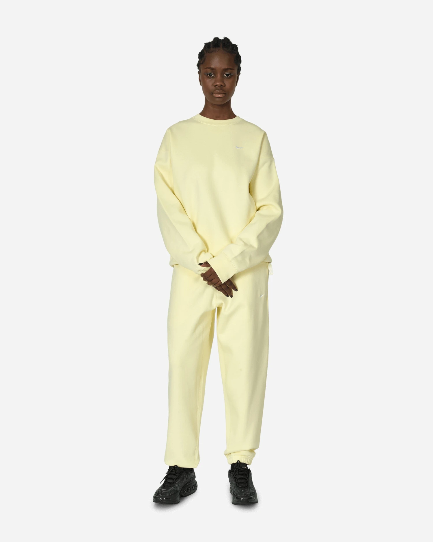 Nike Solo Swoosh Crewneck Sweatshirt Alabaster 6 Nike Solo Swoosh Crewneck Sweatshirt Alabaster - immagine 4