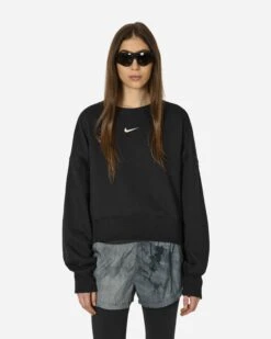 Nike Phoenix Fleece Crewneck Sweatshirt Black