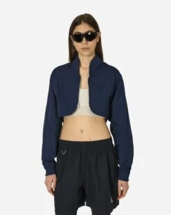 Nike Cropped Full-Zip Jacket Obsidian