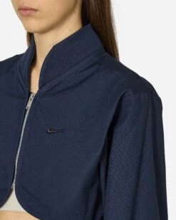 Nike Cropped Full-Zip Jacket Obsidian -Capo Perfetto Negozio Nike Clothing Jackets WmnsNswClcctnCropFzJktBlack FN2240 451 20240412112920 05